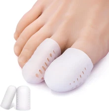 Niupiour Gel Toe Protectors, 14 Packs of Breathable Toe Covers, Big Toe Caps Gua