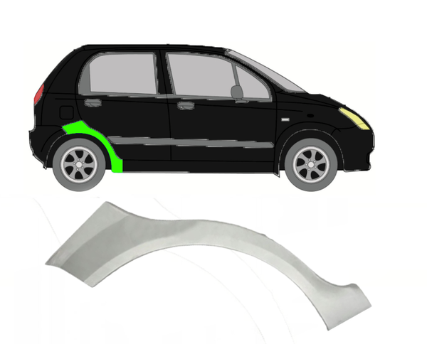 Radlauf FüR Chevrolet Spark 2005 - 2010 Rechts-image