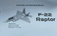 F-22 RAPTOR RC JET EDF 50mm PLANE PNP 