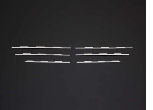 Grelha frontal cromada aço inoxidável para Peugeot Rifter 2019+ 6 peças - Imagem 2 de 4