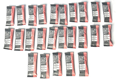 New LMNT Raspberry Salt Electrolyte Drink Mix 25 Stick Packs Expiration 5/2027