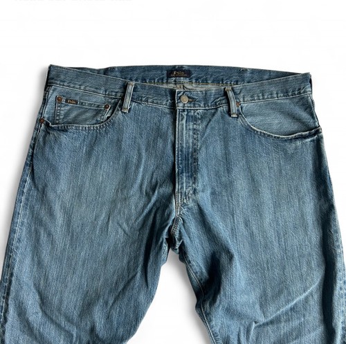 Polo Ralph Lauren Hampton Relaxed Straight Jeans Men’s 40x32 * 42x30 Blue Denim - Picture 2 of 11