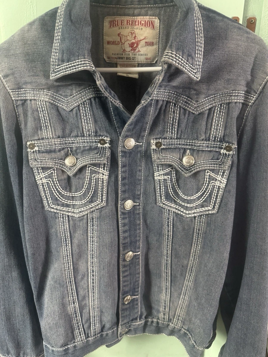 true religion jeans denim jacket products for sale | eBay