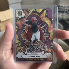 2025 Donruss Bomb Squad Orange Ice Seaver King 27/99 Washington Nationals #11