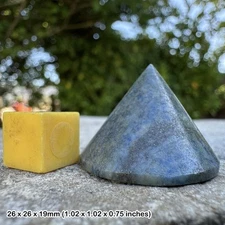 Lapis lazuli conical pyramid - authentic spiritual healing crystal mineral stone