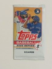 2022 Topps MLB Series 2 Baseball Gravity Feed Pack 5 Card Per Pack