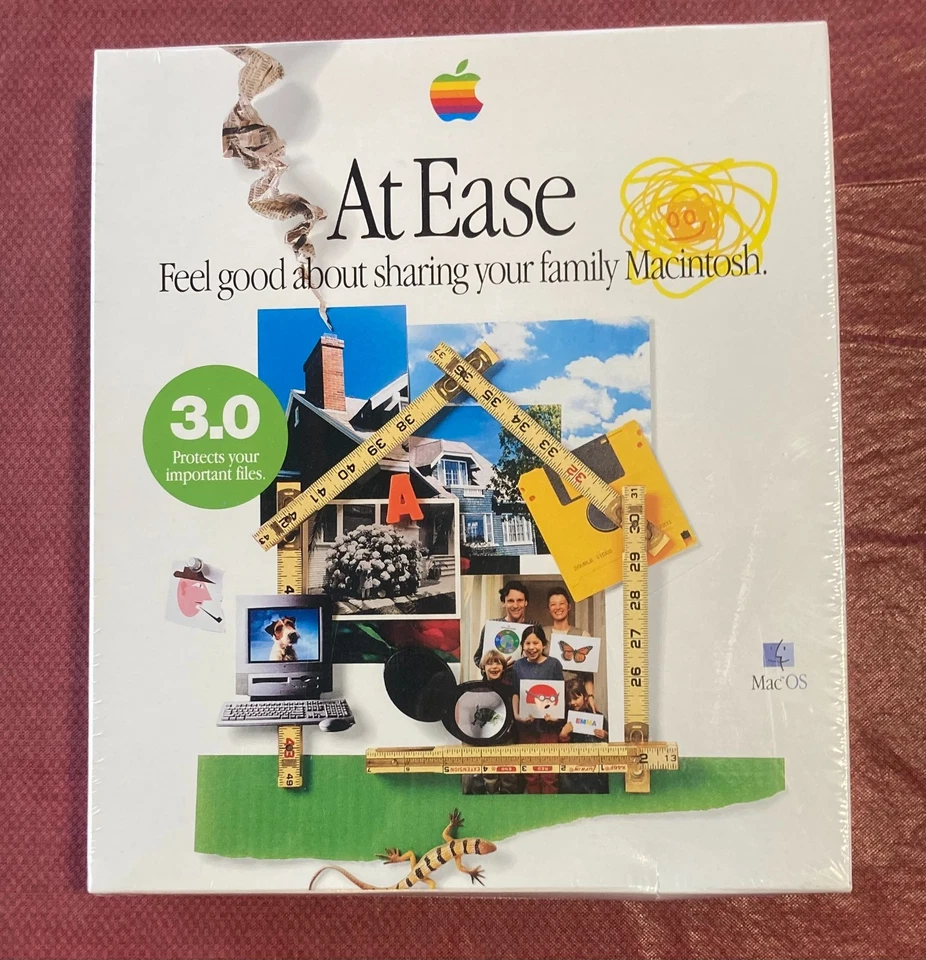 Vtg Apple Macintosh At Ease Version 3.0 Install Disks Software 1995 New Sealed - Image 2 of 4
