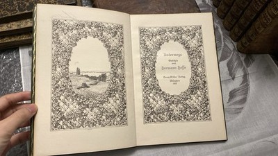 Rare Unterwegs Hermann Hesse 1. Auflage 1911 26/500 Good Condition Book