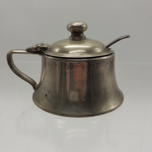 Vintage 'Challenge' EPNS Handled & Lidded Mustard Pot with Ladle - Picture 6 of 15