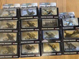 Corgi Fighting Machines Corgi Classics 2002 2004 (15) Job Lot Aeroplanes Etc