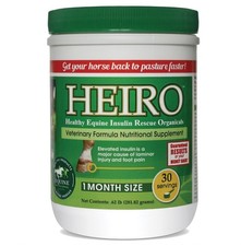 Heiro Healthy Equine Horse Insulin Resistant Rescue Organicals 30 SERVINGS NEW