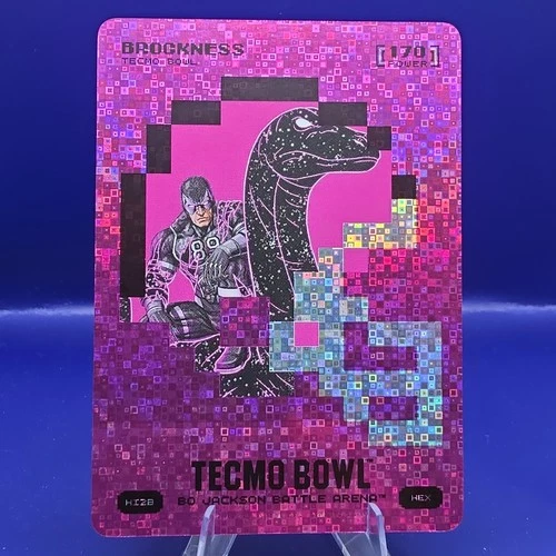 Bo Jackson Battle Arena Tecmo Bowl Brockness Hex Helmet Icon Brock Bowers H128