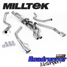 Milltek Auspuff Ranger Raptor Anlage ventiliert (3.0 V6 Twin Turbo) poliert SSXFD448