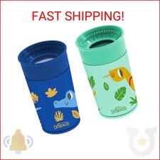 Dr. Brown's Milestones Cheers 360 Spoutless Transition Cup, Travel Friendly and