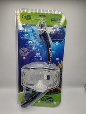 Tusa Sport Pro Series Imprex 3D Blue Kapalua Snorkel Mask Combo Blue UCT3325CBL