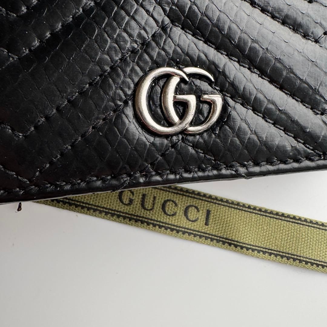 GUCCI Marmont Bifold Wallet Compact Python - image 2