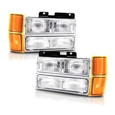 Headlights Assembly Compatible With 1994 1995 1996 1997 1998 OBS 94-98 Chevy