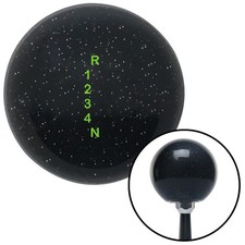 Green Shift Pattern 60n Black Metal Flake Shift Knob W M16x1.5 Insert Shifter
