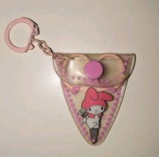 RARE Vintage 1976 Sanrio MY MELODY Mini Pink Scissors Keychain Made in Japan