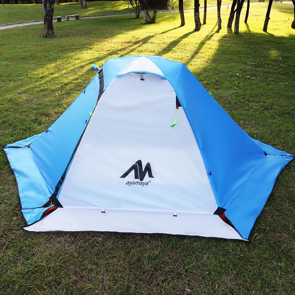 4 Season Double Layer Waterproof Tent 2 Person Ultralight fr Camping Backpacking