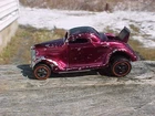 Vintage 1968 Hotwheels Redline Purple Classic 36 Ford Coupe
