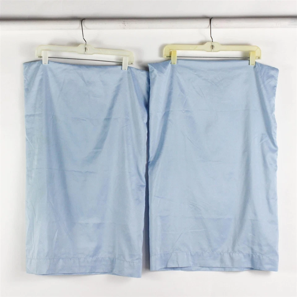 Lote de 4 Juego de Sábanas Completo Mainstays (Ajustado, Plano, 2 Fundas de Almohada) Azul Claro Sólido Foto 4 de 4