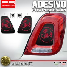 Adhésifs Stickers Fiat 500 Abarth 595 695 Courses Phares Carbone Look Tuning