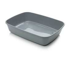 Savic Iriz 50 Litre Grey Cat Litter Tray Higher Sides - Comfortable Large Cat