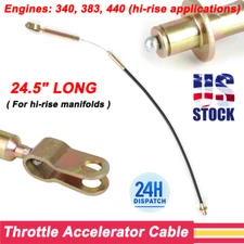 THROTTLE ACCELERATOR CABLE For 340/440 B-Body Plymouth Dodge Satellite Charger