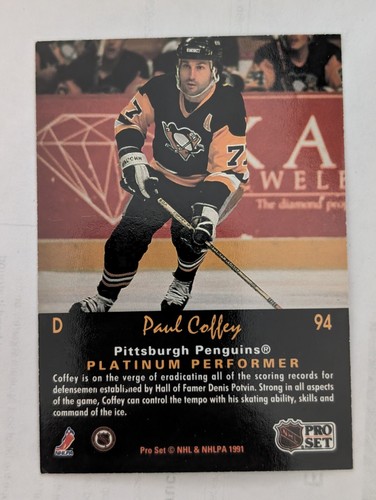 1991 NHL Pro Set Platinum Hockey Cards Pick Your Cards - Picture 163 of 421