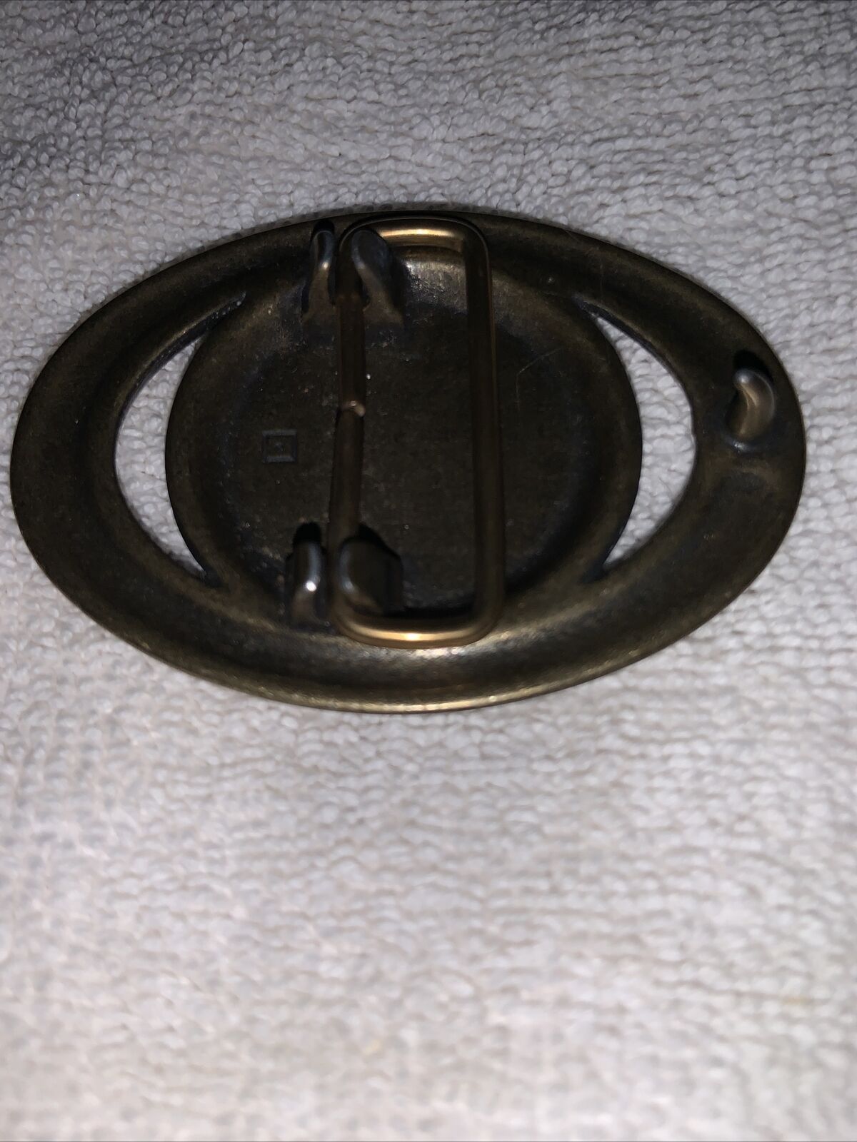 Vintage Longhorn Bull Solid Brass Belt Buckle - image 2
