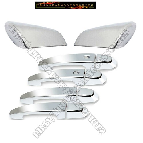 Chrome Overlay Cover Set For Chevy Tahoe / GMC Yukon 2015-2020 – Mirror & Door Trim