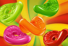 ASSORTED Lifesavers Gummies - Up to 10 Flavors- 5 LBs Gummies Gummy Rings Candy