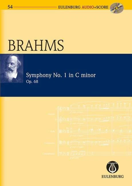 Symphony No. 1 C minor op. 68 orchestra Johannes Brahms Eulenburg - Image 2 of 2