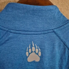 Alaskan Hardgear Mens Large Light Blue 1/4 Zip Lightweight by Duluth Trading Co