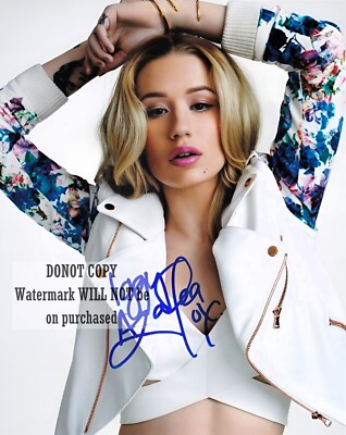 IGGY AZALEA 8 x10'' handsigniertes handsigniertes Foto 7787