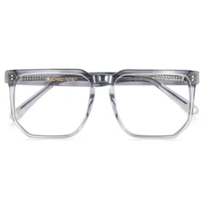 Square Glasses Huge Wide Acetate Eyeglass Frame for Big Face Head Men Oversized