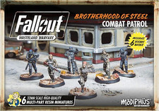 Fallout Wasteland Warfare: Brotherhood of Steel - Combat Patrol - 6 Miniature, U