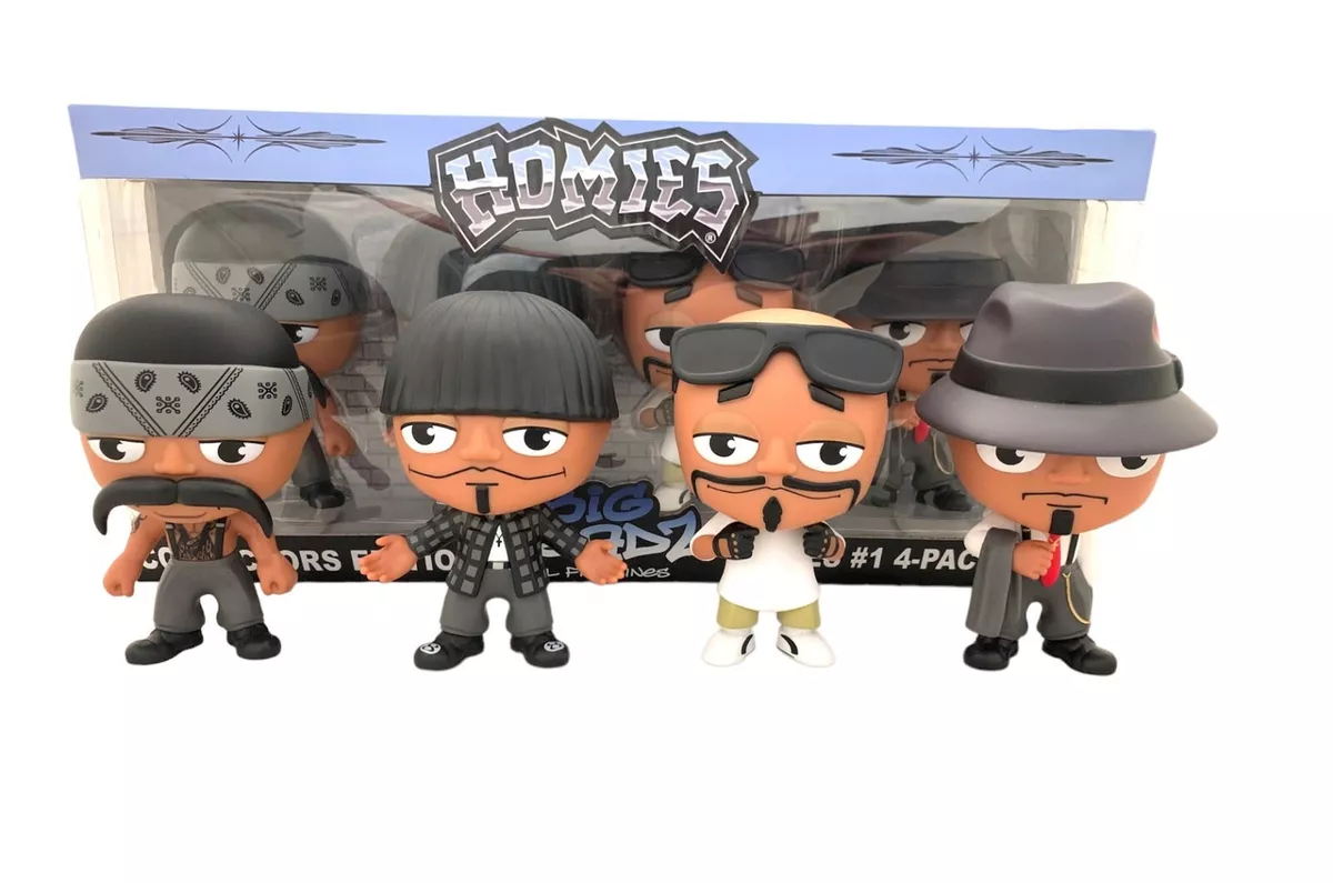 Homies Big Headz 4 Pack Figure Set