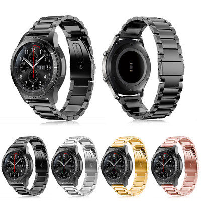 Stainless Steel Band For Samsung Gear S3 Classic S3 Frontier 22mm Smart Watch