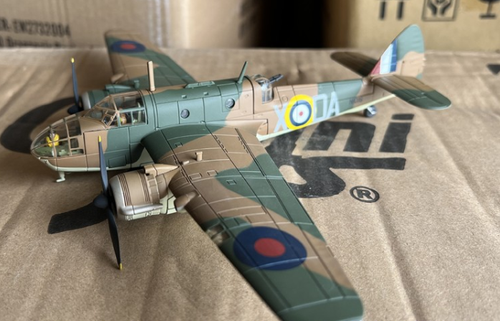 1:72 Corgi Bristol Beaufort Mk I RAF No.22 Sqn Fighter Diecast Aircraft Model - Picture 4 of 11