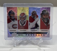 2021-22 Upper Deck Series 2 Carey Price NHL Passages Acetate Canadiens SP PA-4