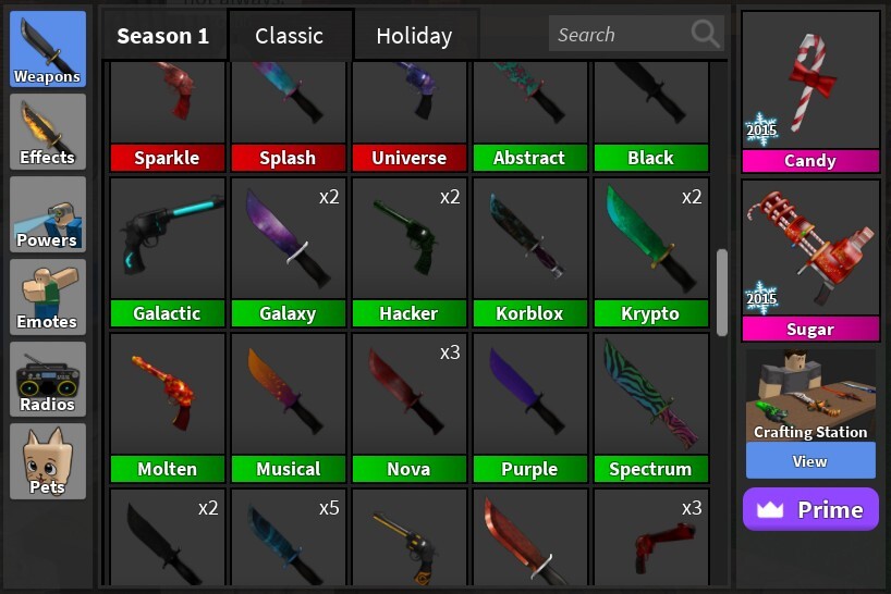 Bundle  MM2 My Inventory - Game Items - Gameflip