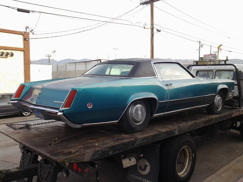 1967-1970 Cadillac Eldorado Rear Tail Light Assembly Backup Light Bezel ...