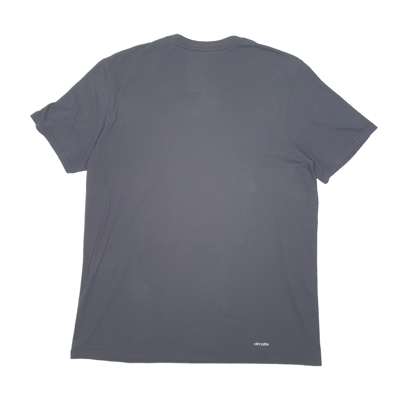 ADIDAS Black T Shirt Tee Go To Performance Tee Spellout Climalite Short Sleeve L image 2