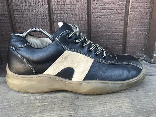 Mens GBX Sz 8M Brown Leather Bicycle Toe Lace Up Casual Oxford Walking Shoes-476 - Picture 5 of 11