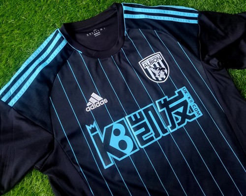 West Bromwich Albion 2016 2017 AWAY FOOTBALL SOCCER SHIRT JERSEY AY5651 MEN M - Picture 5 of 9