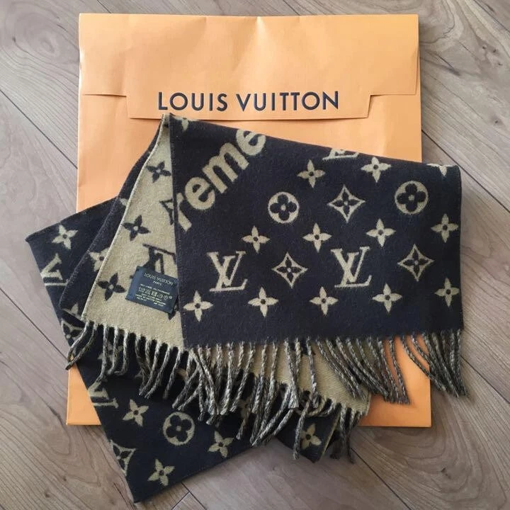 Foulard monogramme Supreme x LOUIS VUITTON livraison gratuite