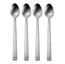 Oneida Frost Set of 4 Iced Tea Spoons 7 1/2"