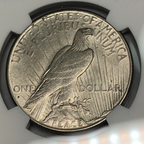 1926-S silver U.S. PEACE DOLLAR, choice AU. NGC AU53. #rd017 - Picture 6 of 6